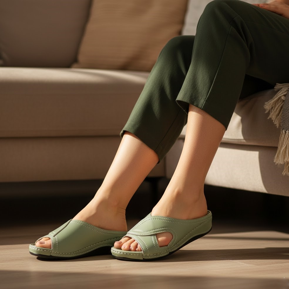 خرید آنلاین دمپایی طبی زنانه سیمرغ مدل پارلا new کد 19